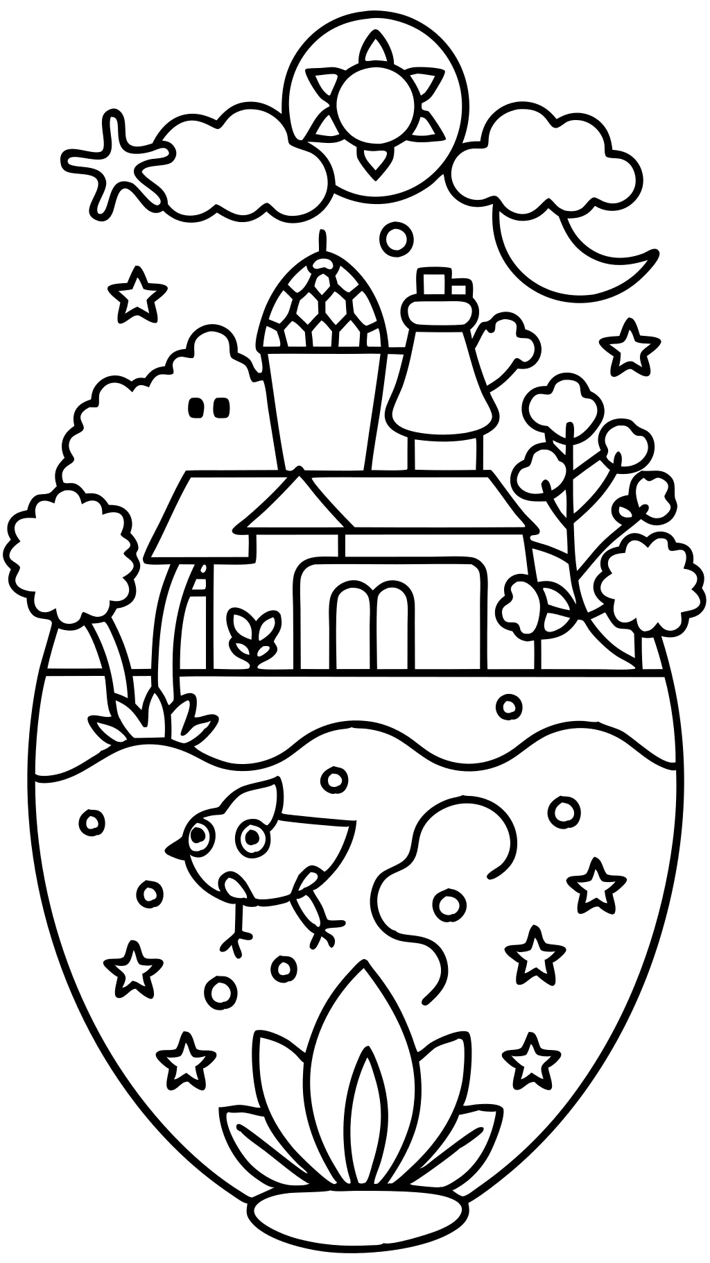 convert image to coloring page